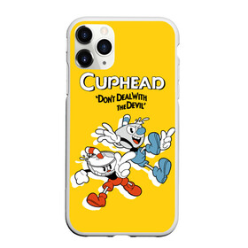 Чехол для iPhone 11 Pro матовый с принтом Cuphead в Санкт-Петербурге, Силикон |  | cuphead | капхед | компьтерная игра