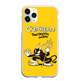 Чехол для iPhone 11 Pro матовый с принтом Cuphead в Санкт-Петербурге, Силикон |  | cuphead | капхед | компьтерная игра