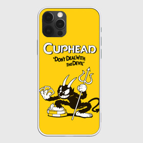 Чехол для iPhone 12 Pro с принтом Cuphead в Санкт-Петербурге, силикон | область печати: задняя сторона чехла, без боковых панелей | cuphead | капхед | компьтерная игра