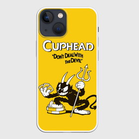 Чехол для iPhone 13 mini с принтом Cuphead в Санкт-Петербурге,  |  | cuphead | капхед | компьтерная игра