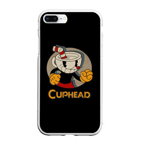 Чехол для iPhone 7Plus/8 Plus матовый с принтом Cuphead в Санкт-Петербурге, Силикон | Область печати: задняя сторона чехла, без боковых панелей | cuphead | капхед | компьтерная игра