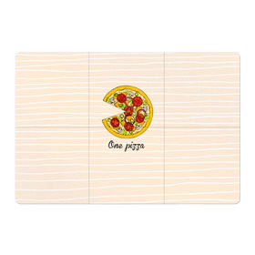 Магнитный плакат 3Х2 с принтом One love, One pizza в Санкт-Петербурге, Полимерный материал с магнитным слоем | 6 деталей размером 9*9 см | Тематика изображения на принте: 14 февраля | love | pizza | valentine | любовь