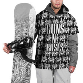 Накидка на куртку 3D с принтом Guns n roses в Санкт-Петербурге, 100% полиэстер |  | Тематика изображения на принте: guns n roses | gunsnroses | ганз н роус | ганзес роус | ганзесроус | ганзнроус | дафф маккаган | диззи рид | мелисса риз | ричард фортус | рок | слэш | франк феррер | эксл роуз