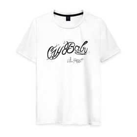 Мужская футболка хлопок с принтом Lil Peep - 105 в Санкт-Петербурге, 100% хлопок | прямой крой, круглый вырез горловины, длина до линии бедер, слегка спущенное плечо. | lil peep | лил пип | маленький пип