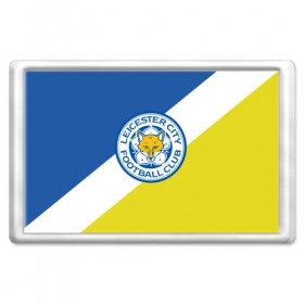 Магнит 45*70 с принтом Leicester City FC в Санкт-Петербурге, Пластик | Размер: 78*52 мм; Размер печати: 70*45 | Тематика изображения на принте: 