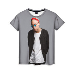 Женская футболка 3D с принтом T-Fest в Санкт-Петербурге, 100% полиэфир ( синтетическое хлопкоподобное полотно) | прямой крой, круглый вырез горловины, длина до линии бедер | tfest | ти | тифест | фест