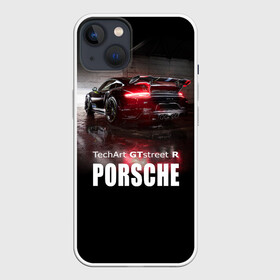 Чехол для iPhone 13 с принтом Porsche GTstreet R в Санкт-Петербурге,  |  | auto | porsche 911 | turbo s | авто | автомобиль | машина | спорткар | суперкар | тачка