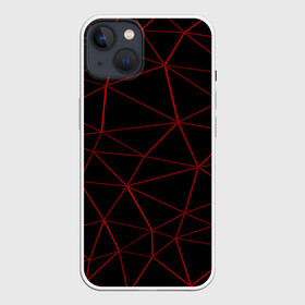 Чехол для iPhone 13 с принтом Сетка в Санкт-Петербурге,  |  | abstraction | geometry | polygon | абстракция | геометрия | грань | краски | кубик | кубики | линии | мозаика | полигон | разноцветные | ребро | текстура | тени | узор