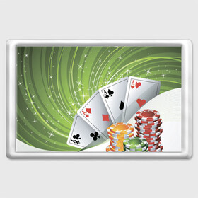 Магнит 45*70 с принтом Покер Старс в Санкт-Петербурге, Пластик | Размер: 78*52 мм; Размер печати: 70*45 | игра | казино | каре | карты | роял | сет | стрит | туз | удача | флеш | фул | хаус
