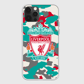 Чехол для iPhone 12 Pro с принтом FC Liverpool  в Санкт-Петербурге, силикон | область печати: задняя сторона чехла, без боковых панелей | england | football | liverpool fc | logo | sport | англия | арт | камуфляж | ливерпуль | лига | лого | милитари | спорт | текстура | фк | футбол | футбольный клуб | эмблема