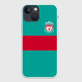 Чехол для iPhone 13 mini с принтом FC Liverpool в Санкт-Петербурге,  |  | england | football | liverpool fc | logo | sport | англия | арт | ливерпуль | лига | лого | спорт | текстура | фк | футбол | футбольный клуб | эмблема