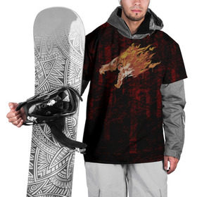 Накидка на куртку 3D с принтом cs:go - Howling dawn (Граффити) в Санкт-Петербурге, 100% полиэстер |  | Тематика изображения на принте: 0x000000123 | csgo | graffiti | howl | valve.валве | вой | граффити | ксго | утренний
