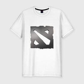 Мужская футболка премиум с принтом Dota 2 - Black design 2018 в Санкт-Петербурге, 92% хлопок, 8% лайкра | приталенный силуэт, круглый вырез ворота, длина до линии бедра, короткий рукав | 0x000000123 | dota | dota2 | steam | дота | стим
