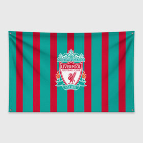 Флаг-баннер с принтом Liverpool FC в Санкт-Петербурге, 100% полиэстер | размер 67 х 109 см, плотность ткани — 95 г/м2; по краям флага есть четыре люверса для крепления | england | football | liverpool fc | logo | sport | англия | арт | ливерпуль | лига | лого | спорт | текстура | фк | футбол | футбольный клуб | эмблема