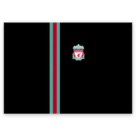 Поздравительная открытка с принтом Liverpool FC в Санкт-Петербурге, 100% бумага | плотность бумаги 280 г/м2, матовая, на обратной стороне линовка и место для марки
 | Тематика изображения на принте: england | football | liverpool fc | logo | sport | англия | арт | ливерпуль | лига | лого | спорт | текстура | фк | футбол | футбольный клуб | эмблема