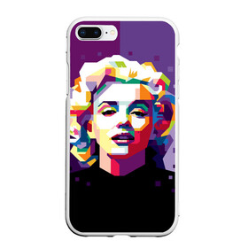 Чехол для iPhone 7Plus/8 Plus матовый с принтом Marilyn Monroe в Санкт-Петербурге, Силикон | Область печати: задняя сторона чехла, без боковых панелей | girl | marilyn | monroe | usa | актриса | девушка | звезда | монро | мэрилин | певица | сша