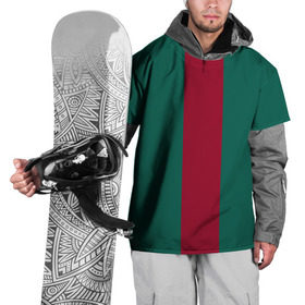 Накидка на куртку 3D с принтом Зеленый/бордовый в Санкт-Петербурге, 100% полиэстер |  | gucci | гучи | гуччи | полосы