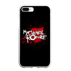 Чехол для iPhone 7Plus/8 Plus матовый с принтом My Chemical Romance в Санкт-Петербурге, Силикон | Область печати: задняя сторона чехла, без боковых панелей | band | blood | metal | music | my chemical romance | rock | атрибутика | группа | кровь | метал | музыка | рок