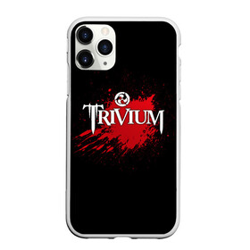 Чехол для iPhone 11 Pro Max матовый с принтом Trivium в Санкт-Петербурге, Силикон |  | Тематика изображения на принте: band | blood | metal | music | rock | trivium | атрибутика | группа | кровь | метал | музыка | рок