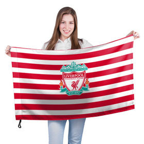 Флаг 3D с принтом FC Liverpool в Санкт-Петербурге, 100% полиэстер | плотность ткани — 95 г/м2, размер — 67 х 109 см. Принт наносится с одной стороны | england | football | liverpool fc | англия | ливерпуль | лого | фк | футбол | футбольный клуб