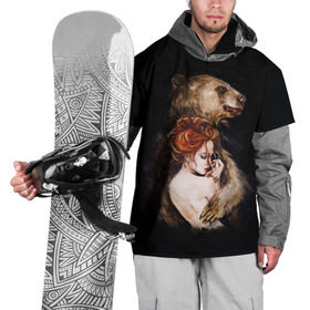 Накидка на куртку 3D с принтом Defender в Санкт-Петербурге, 100% полиэстер |  | Тематика изображения на принте: bear | calm | defender | ginger | ginger hair | girl | protection | девушка | животные | защита | медведь | рыжая