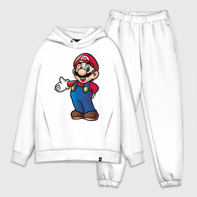 Мужской костюм хлопок OVERSIZE с принтом Mario в Санкт-Петербурге,  |  | nintendo | марио | нинтендо