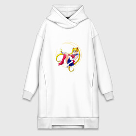 Платье-худи хлопок с принтом Sailor Moon в Санкт-Петербурге,  |  | sailor moon | sailormoon | сейлор мун | сейлормун