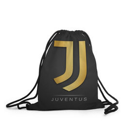 Рюкзак-мешок 3D с принтом Juventus Gold Edition в Санкт-Петербурге, 100% полиэстер | плотность ткани — 200 г/м2, размер — 35 х 45 см; лямки — толстые шнурки, застежка на шнуровке, без карманов и подкладки | champions | italy | jeep | juventus | league | италия | лига | чемпионов | ювентус