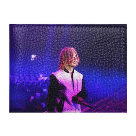 Обложка для студенческого билета с принтом Lil Pump - 102 в Санкт-Петербурге, натуральная кожа | Размер: 11*8 см; Печать на всей внешней стороне | eskeetit | esskeetit | lil pump | pamp | pump | лил памп | маленький насос | насос | памп | эшкере | эшкереее | эщкэрэ