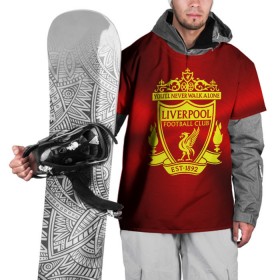 Накидка на куртку 3D с принтом ФК Ливерпуль в Санкт-Петербурге, 100% полиэстер |  | Тематика изображения на принте: england | football | liverpool fc | logo | sport | англия | арт | ливерпуль | лига | лого | спорт | текстура | фк | футбол | футбольный клуб | эмблема