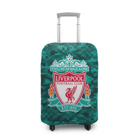 Чехол для чемодана 3D с принтом Liverpool FC в Санкт-Петербурге, 86% полиэфир, 14% спандекс | двустороннее нанесение принта, прорези для ручек и колес | england | football | liverpool fc | logo | sport | англия | арт | ливерпуль | лига | лого | спорт | текстура | фк | футбол | футбольный клуб | эмблема