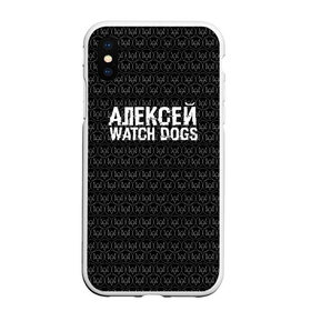 Чехол для iPhone XS Max матовый с принтом Алексей Watch Dogs в Санкт-Петербурге, Силикон | Область печати: задняя сторона чехла, без боковых панелей | алексей | алеша | леша