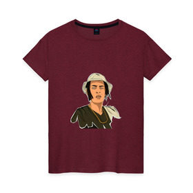 Женская футболка хлопок с принтом Kizaru в Санкт-Петербурге, 100% хлопок | прямой крой, круглый вырез горловины, длина до линии бедер, слегка спущенное плечо | kizaru | yan kee | барселона | кизару | рэпер | ян кии