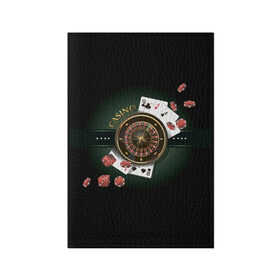 Обложка для паспорта матовая кожа с принтом Покер Старс в Санкт-Петербурге, натуральная матовая кожа | размер 19,3 х 13,7 см; прозрачные пластиковые крепления | Тематика изображения на принте: игра | казино | каре | карты | роял | сет | стрит | туз | удача | флеш | фул | хаус