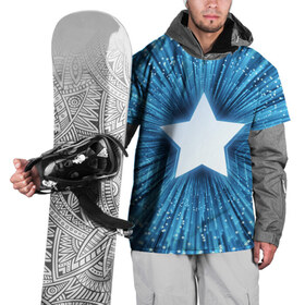 Накидка на куртку 3D с принтом Звезда в Санкт-Петербурге, 100% полиэстер |  | Тематика изображения на принте: взрыв | звезда | звездочка | космос | огонёк | свет