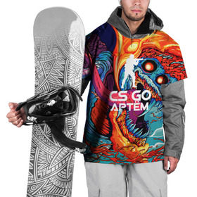Накидка на куртку 3D с принтом Артём в стиле CS GO в Санкт-Петербурге, 100% полиэстер |  | Тематика изображения на принте: имена | скоростной зверь
