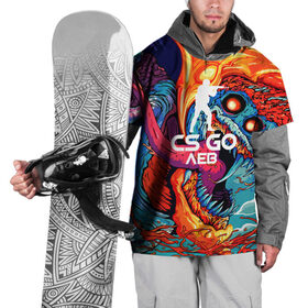 Накидка на куртку 3D с принтом Лев в стиле CS GO в Санкт-Петербурге, 100% полиэстер |  | hyper beast | кс го | скоростной зверь