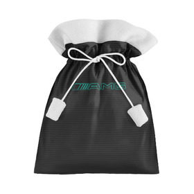 Подарочный 3D мешок с принтом AMG Turquoise-Carbon в Санкт-Петербурге, 100% полиэстер | Размер: 29*39 см | Тематика изображения на принте: amg | auto | black | carbon | mercedes | turquoise | авто | амг | мерседес