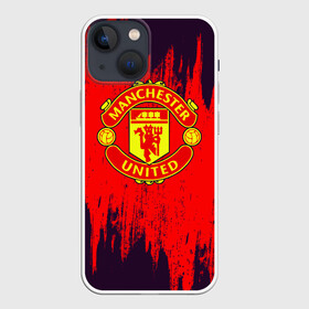 Чехол для iPhone 13 mini с принтом Манчестер Юнайтед в Санкт-Петербурге,  |  | football | manchester united | mu | манчестер юнайтед | мю | спорт | футбол