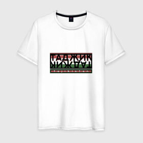 Мужская футболка хлопок с принтом Таджик в Санкт-Петербурге, 100% хлопок | прямой крой, круглый вырез горловины, длина до линии бедер, слегка спущенное плечо. | таджикистан