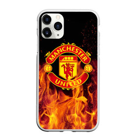 Чехол для iPhone 11 Pro матовый с принтом FC Manchester United в Санкт-Петербурге, Силикон |  | fc manchester united | manchester | манчестер юнайтед | футбол