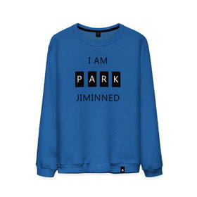 Мужской свитшот хлопок с принтом BTS I am Park Jiminned в Санкт-Петербурге, 100% хлопок |  | bangtan | bangtan boys | bangtan sonyeondan | bts | bts jimin | jimin | k pop | park jimin | арми | бантан | бтс | бтс арми | бтс чимин | к поп | кей поп | пак чимин | чимин