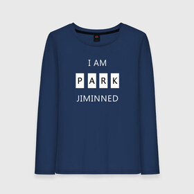 Женский лонгслив хлопок с принтом BTS I am Park Jiminned II в Санкт-Петербурге, 100% хлопок |  | 