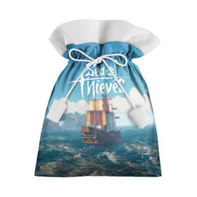 Подарочный 3D мешок с принтом Sea of Thieves в Санкт-Петербурге, 100% полиэстер | Размер: 29*39 см | Тематика изображения на принте: pirates | sea of thieves | пираты