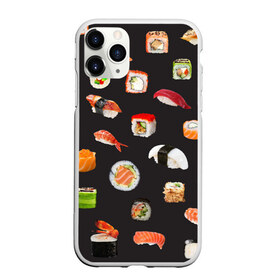 Чехол для iPhone 11 Pro матовый с принтом Суши в Санкт-Петербурге, Силикон |  | Тематика изображения на принте: food | rolls | sushi | tokyo | еда | роллы | суши | токио