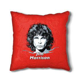 Подушка 3D с принтом Jim Morrison в Санкт-Петербурге, наволочка – 100% полиэстер, наполнитель – холлофайбер (легкий наполнитель, не вызывает аллергию). | состоит из подушки и наволочки. Наволочка на молнии, легко снимается для стирки | the doors | автор песен | вокалист | джим моррисон | звезда | музыка | певец | поэт | рок | рок музыка | фронтмен