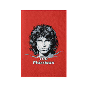 Обложка для паспорта матовая кожа с принтом Jim Morrison в Санкт-Петербурге, натуральная матовая кожа | размер 19,3 х 13,7 см; прозрачные пластиковые крепления | the doors | автор песен | вокалист | джим моррисон | звезда | музыка | певец | поэт | рок | рок музыка | фронтмен