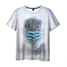 Мужская футболка 3D с принтом Dead Space в Санкт-Петербурге, 100% полиэфир | прямой крой, круглый вырез горловины, длина до линии бедер | Тематика изображения на принте: dead | space | айзек | вирус | зомби | игра | ишимура | кларк | космос | костюм | мёртвый | монстр