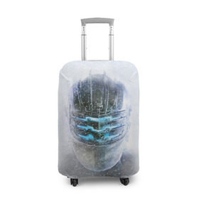 Чехол для чемодана 3D с принтом Dead Space в Санкт-Петербурге, 86% полиэфир, 14% спандекс | двустороннее нанесение принта, прорези для ручек и колес | dead | space | айзек | вирус | зомби | игра | ишимура | кларк | космос | костюм | мёртвый | монстр