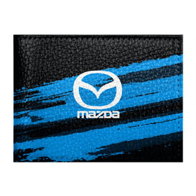 Обложка для студенческого билета с принтом Mazda MOTORs Blue в Санкт-Петербурге, натуральная кожа | Размер: 11*8 см; Печать на всей внешней стороне | 